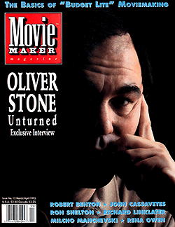 MOVIE MAKER magazine side cover Issue 12 March/April 1995