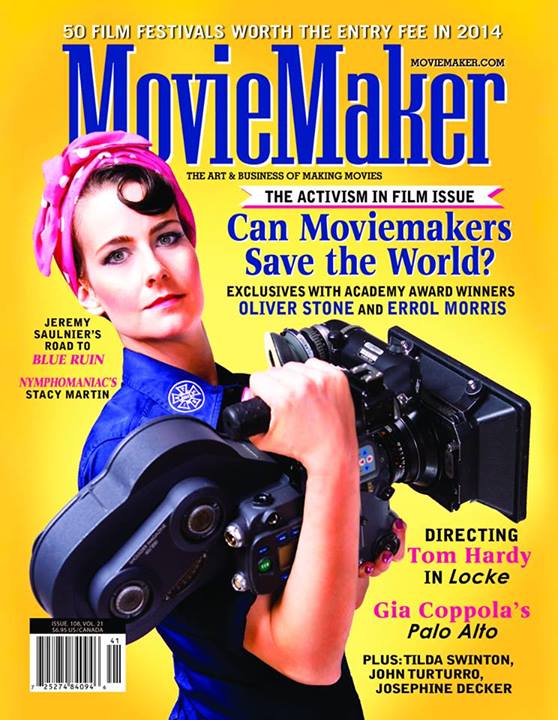 MOVIE MAKER magazine side cover Issue 108 March/April/May 2014