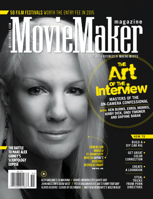 MOVIE MAKER magazine side cover Issue 113 Spring 2015
