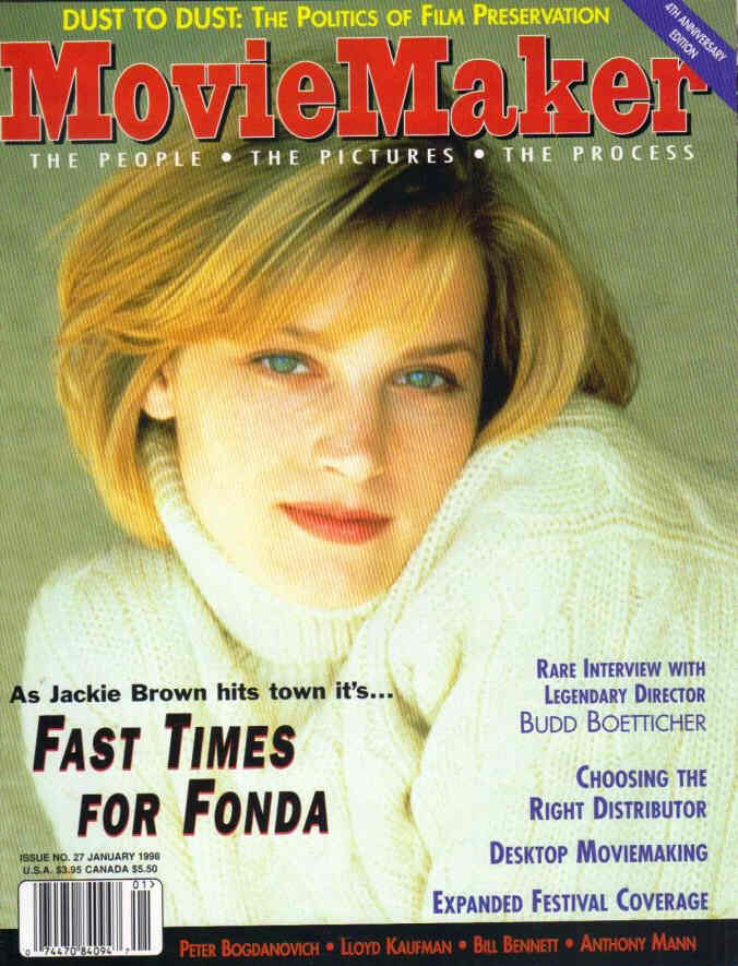 MOVIE MAKER magazine side cover Issue 27 January 1998