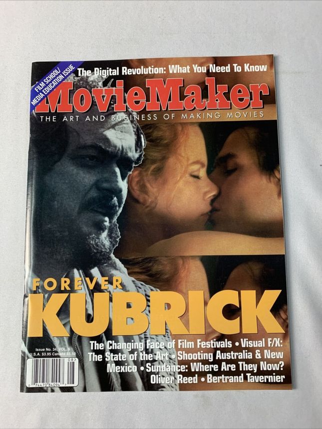 MOVIE MAKER magazine side cover Issue 34 July 1999