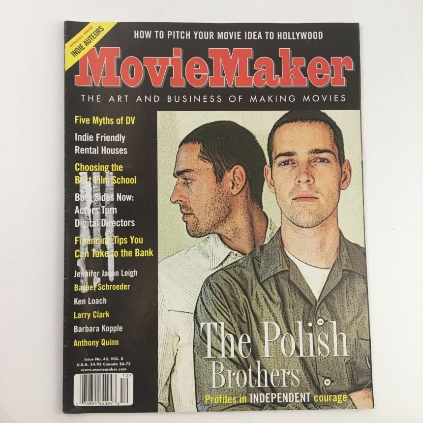 MOVIE MAKER magazine side cover Issue 43 June/July/August 2001