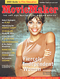 MOVIE MAKER magazine side cover Issue 51 June/July/August 2003