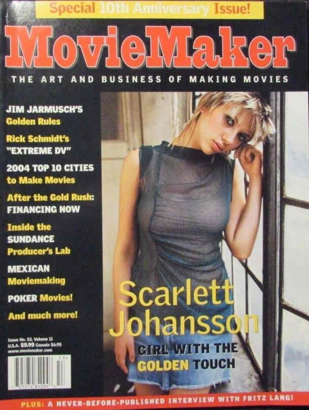MOVIE MAKER magazine side cover Issue 53 Dec/January/February 2004