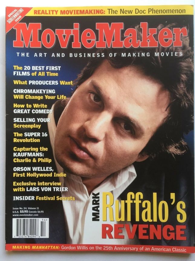 MOVIE MAKER magazine side cover Issue 54 March/April/May 2004