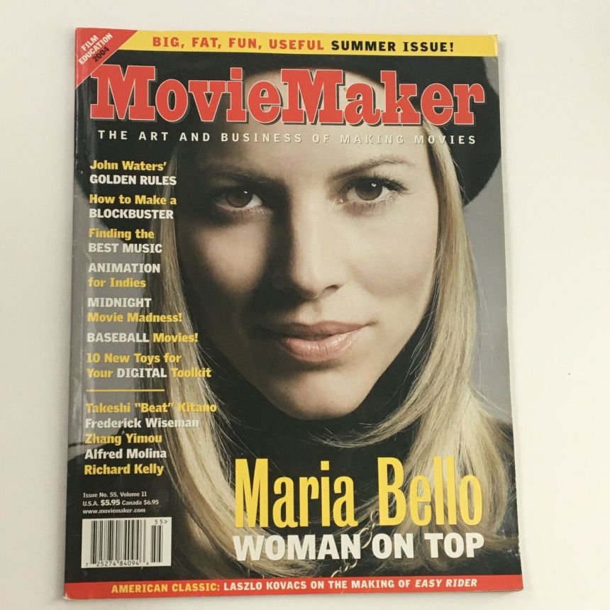 MOVIE MAKER magazine side cover Issue 55 June/July/August 2004