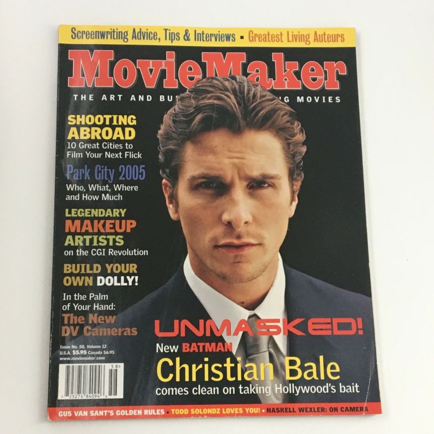 MOVIE MAKER magazine side cover Issue 58 March/April/May 2005