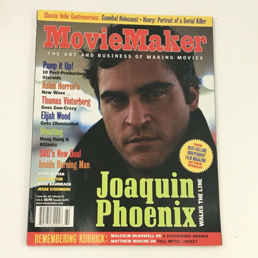 MOVIE MAKER magazine side cover Issue 60 September/October/November 2005