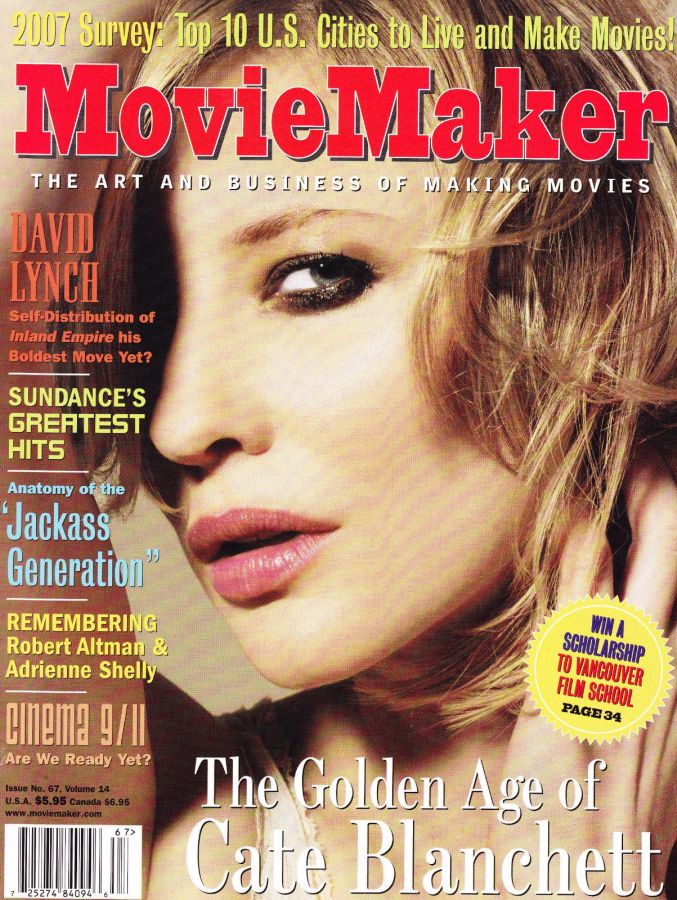 MOVIE MAKER magazine side cover Issue 67 Dec/January/February 2007