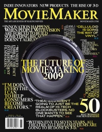 MOVIE MAKER magazine side cover Issue 81 July 2009