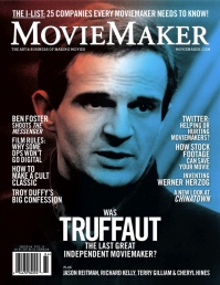 MOVIE MAKER magazine side cover Issue 84 October/November/December 2009