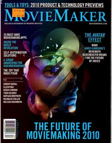 MOVIE MAKER magazine side cover Issue 87 July/August 2010