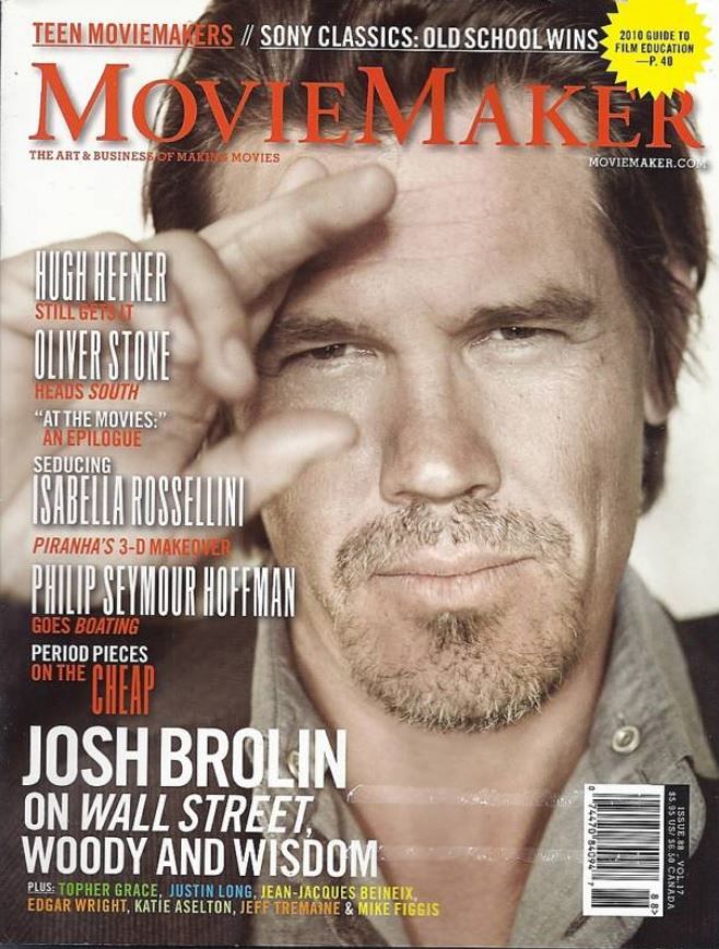 MOVIE MAKER magazine side cover Issue 88 September/October 2010