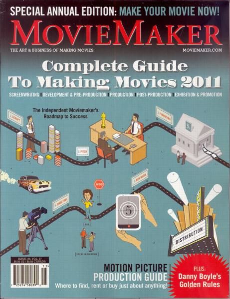 MOVIE MAKER magazine side cover Issue 89 November 2010