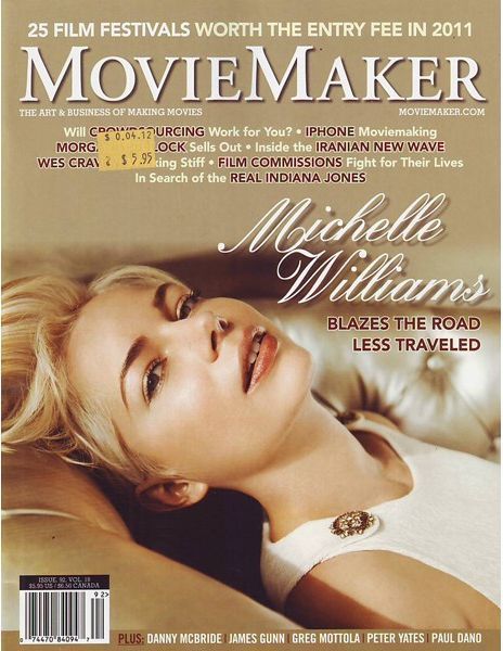 MOVIE MAKER magazine side cover Issue 92 April/May/June 2011