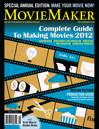 MOVIE MAKER magazine side cover Issue 95 November/December 2011