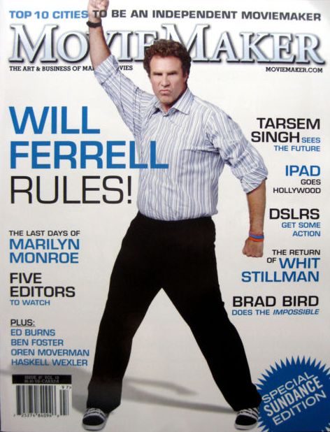 MOVIE MAKER magazine side cover Issue 97 March/April 2012