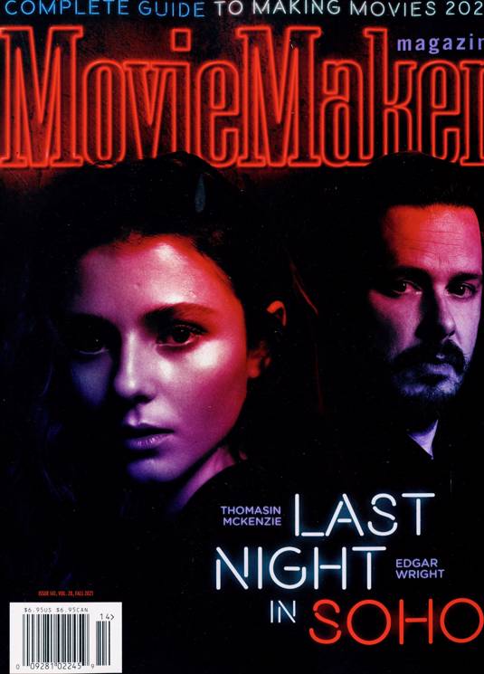 MOVIE MAKER magazine side cover Issue 141 Fall 2021