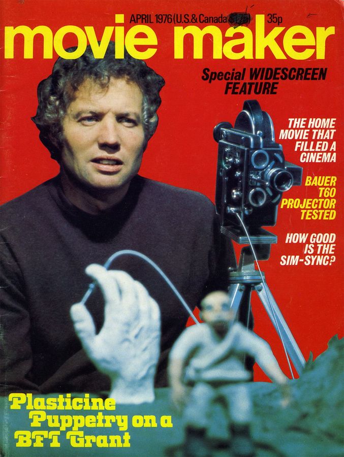MOVIE MAKER (UK) magazine side cover April 1976