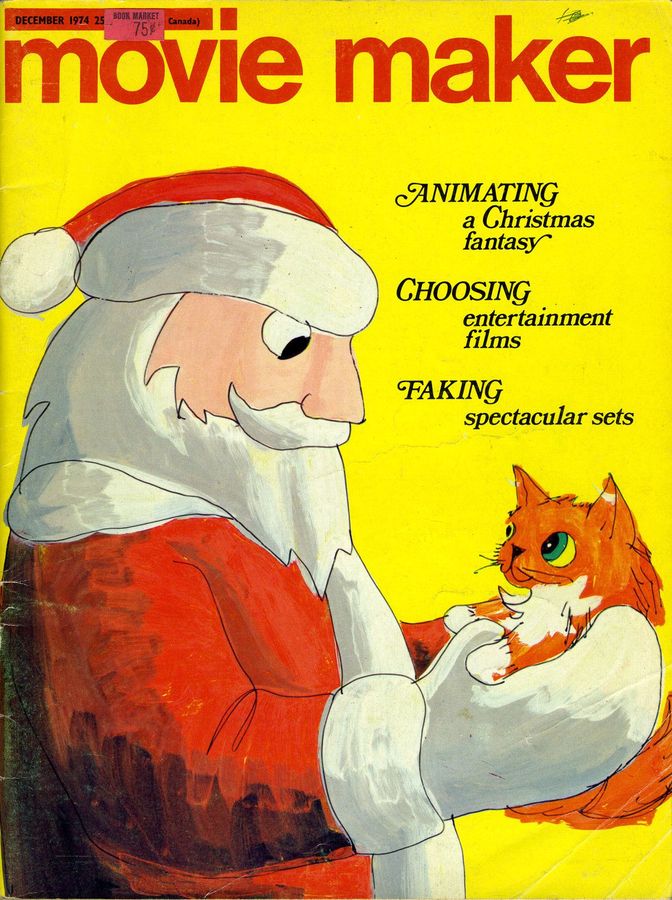 MOVIE MAKER (UK) magazine side cover December 1974