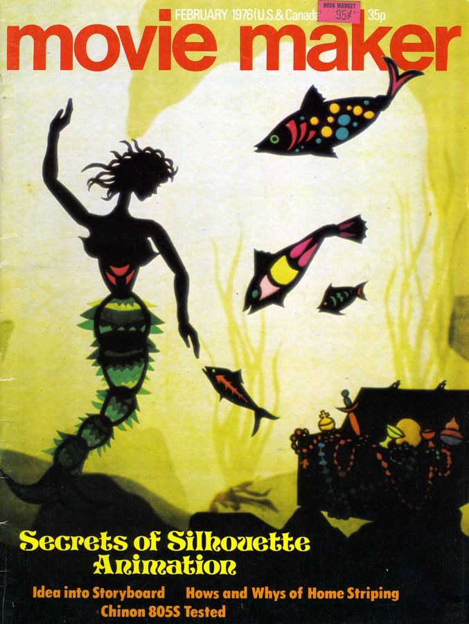 MOVIE MAKER (UK) magazine side cover February 1976