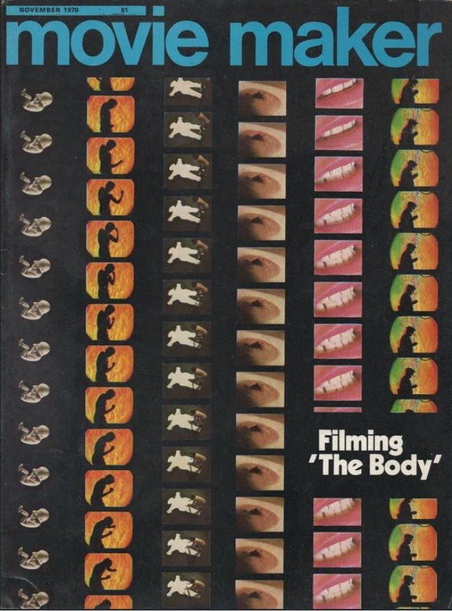 MOVIE MAKER (UK) magazine side cover November 1970