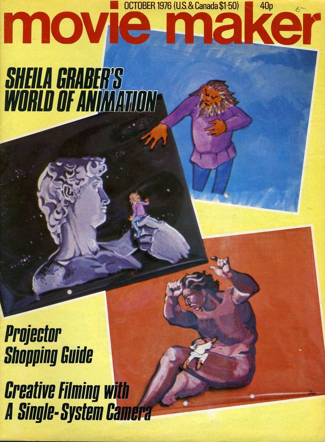 MOVIE MAKER (UK) magazine side cover October 1976