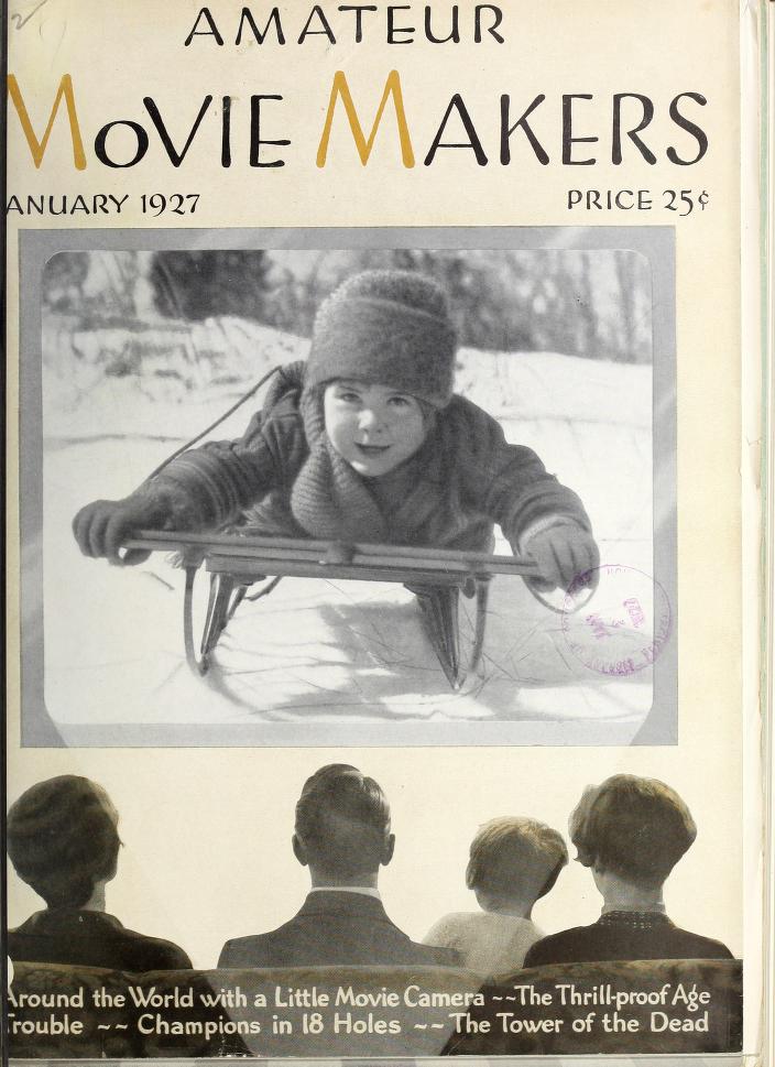 MOVIE MAKERS magazine side cover Issue 2 January 1927