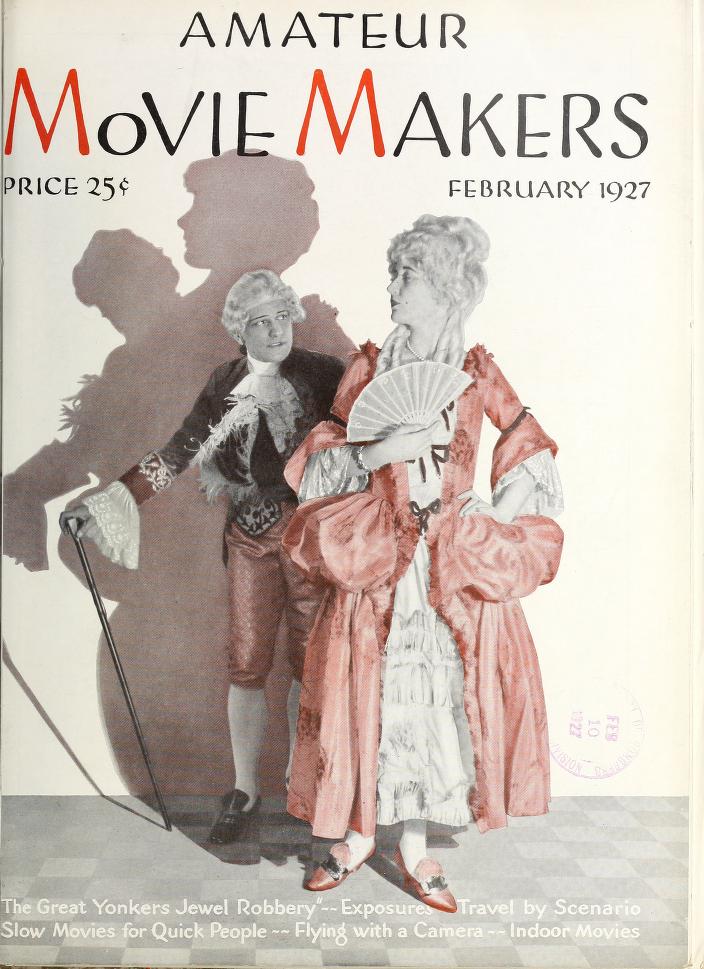 MOVIE MAKERS magazine side cover Issue 3 February 1927
