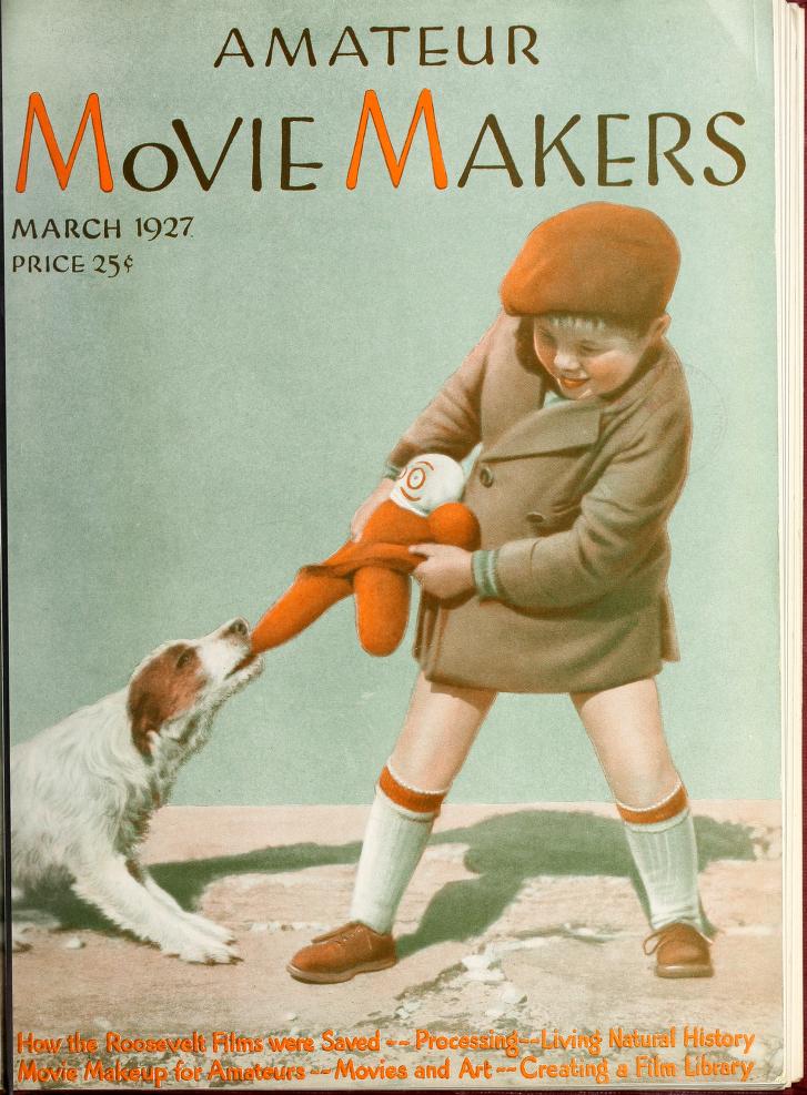 MOVIE MAKERS magazine side cover Issue 4 March 1927