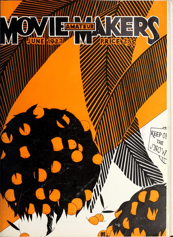 MOVIE MAKERS magazine side cover Issue 7 June 1927