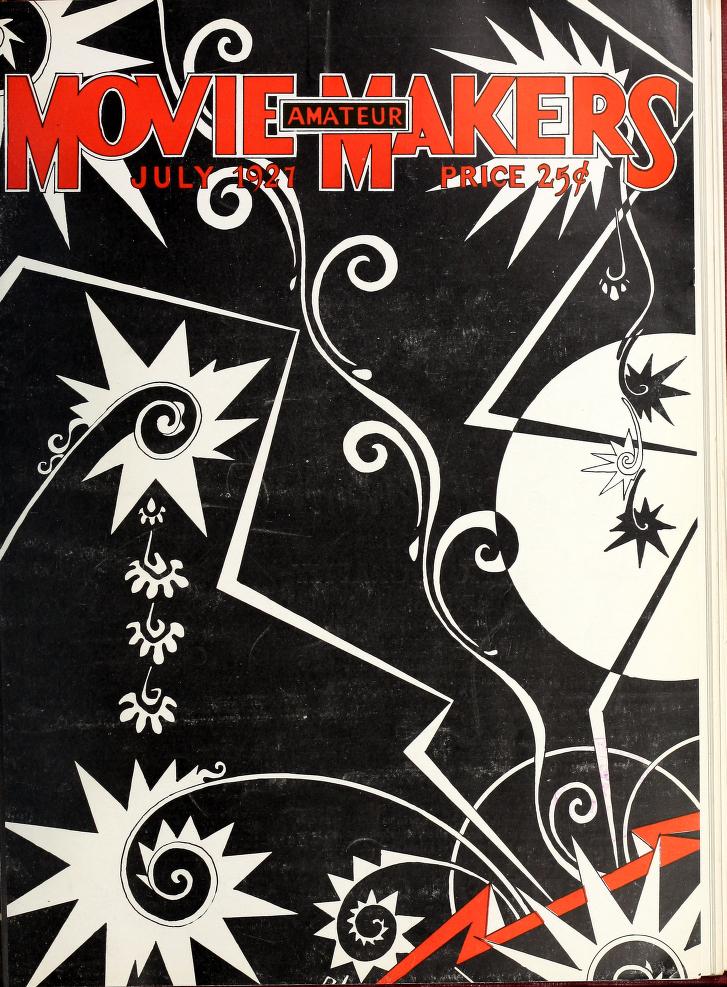 MOVIE MAKERS magazine side cover Issue 8 July 1927