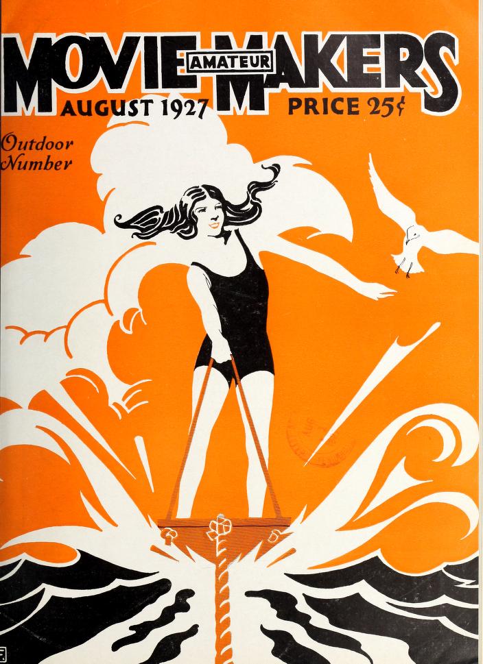 MOVIE MAKERS magazine side cover Issue 9 August 1927