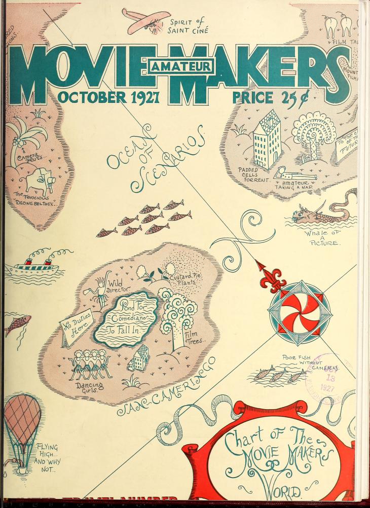 MOVIE MAKERS magazine side cover Issue 11 October 1927