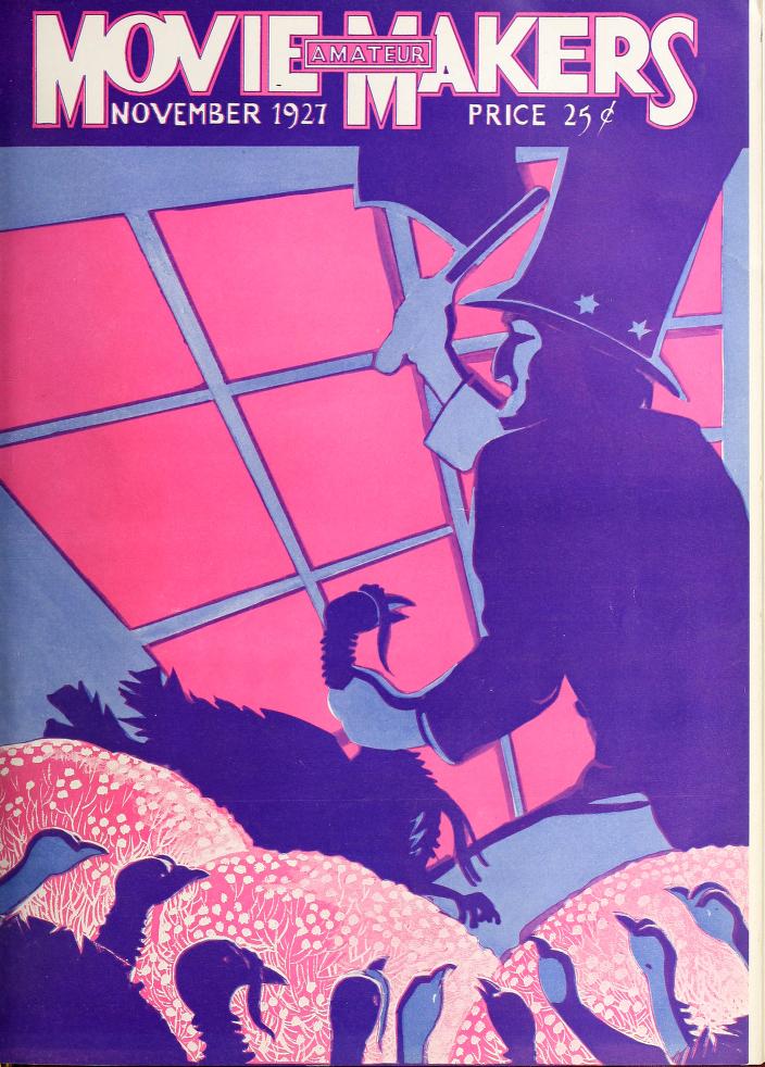 MOVIE MAKERS magazine side cover Issue 12 November 1927