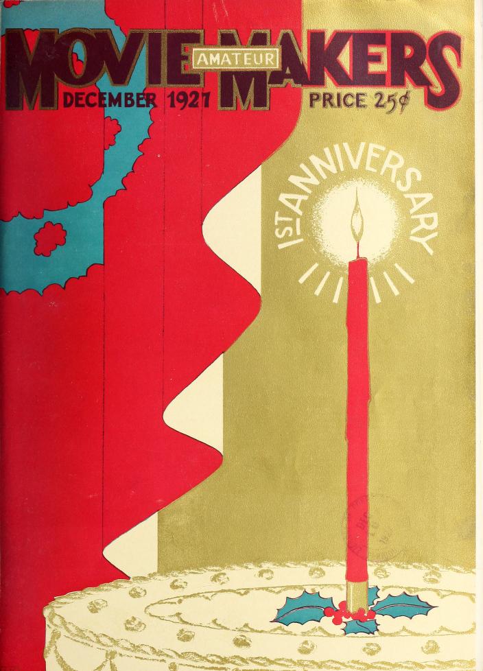 MOVIE MAKERS magazine side cover Issue 13 December 1927