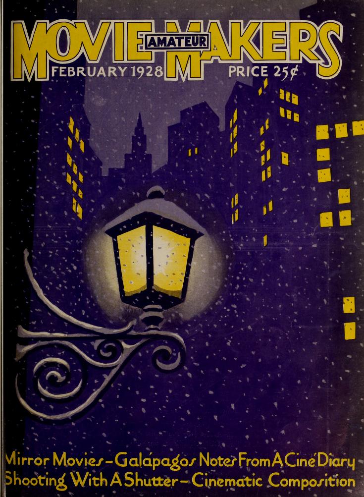 MOVIE MAKERS magazine side cover Issue 15 February 1928