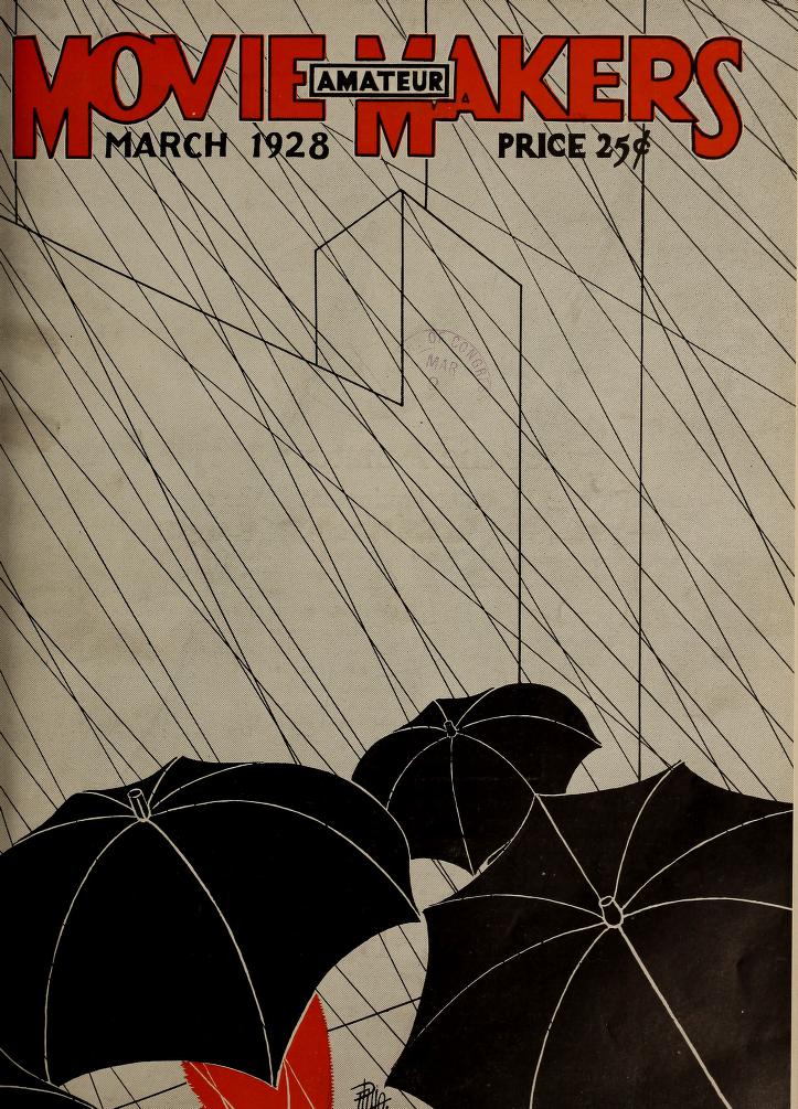 MOVIE MAKERS magazine side cover Issue 16 March 1928