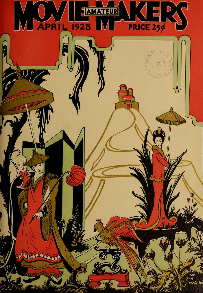 MOVIE MAKERS magazine side cover Issue 17 April 1928