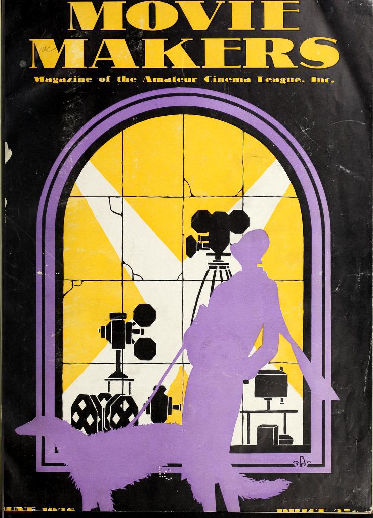 MOVIE MAKERS magazine side cover Issue 19 June 1928