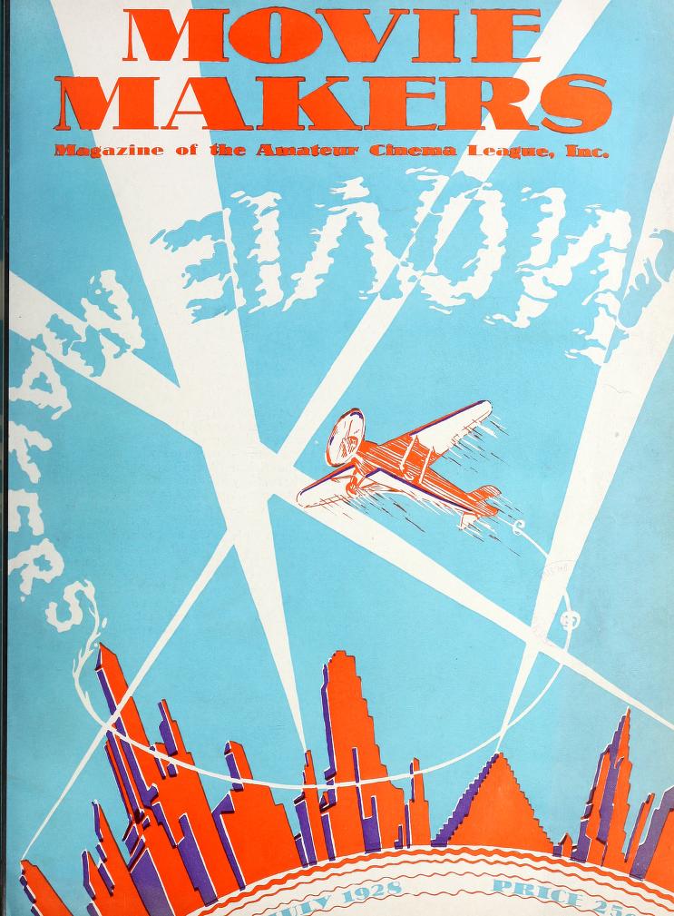 MOVIE MAKERS magazine side cover Issue 20 July 1928
