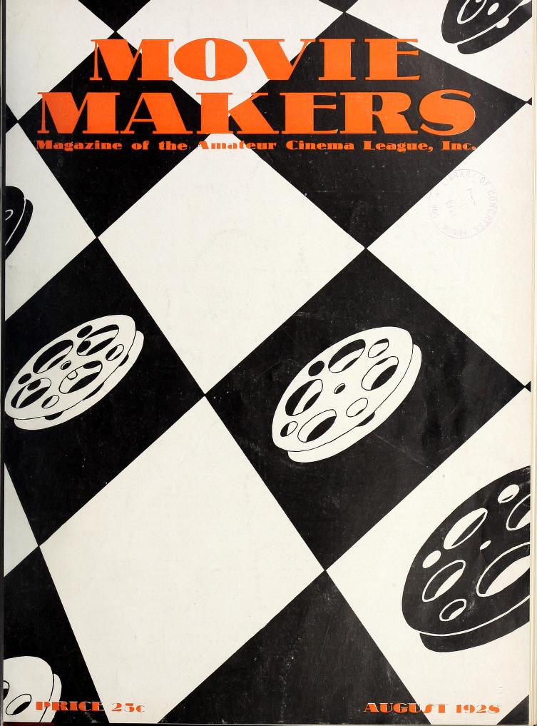 MOVIE MAKERS magazine side cover Issue 21 August 1928