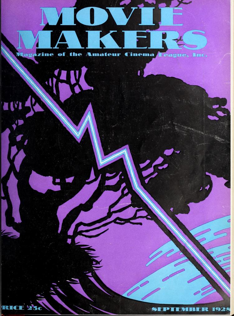 MOVIE MAKERS magazine side cover Issue 22 September 1928