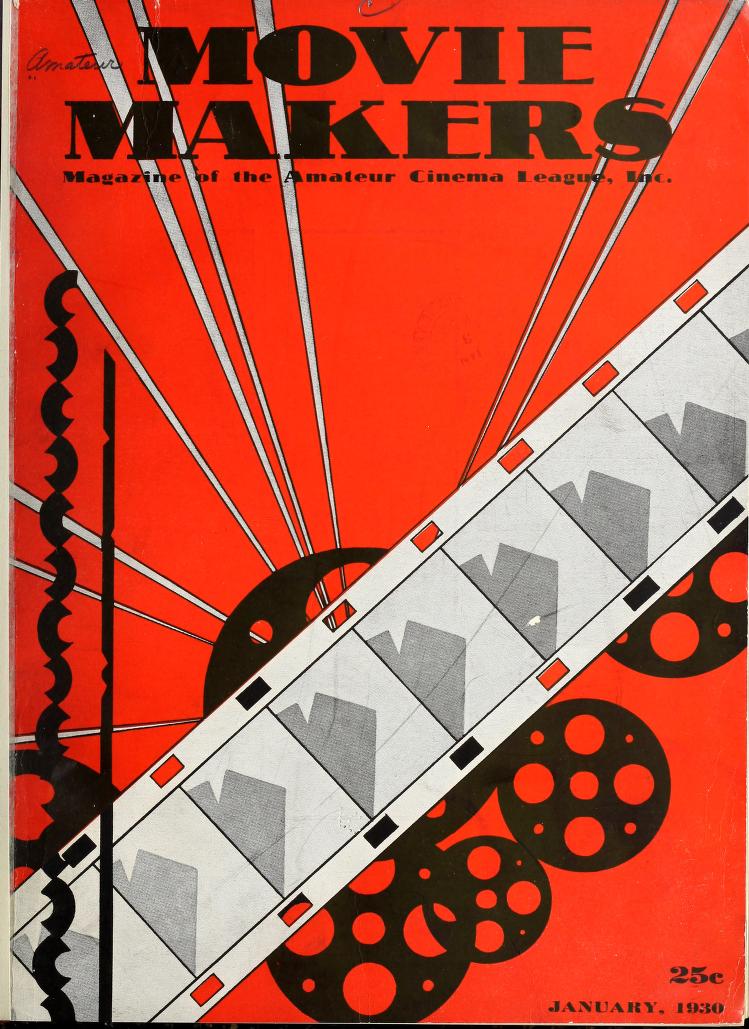 MOVIE MAKERS magazine side cover Issue 37 January 1930
