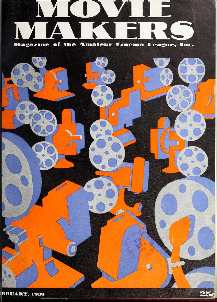MOVIE MAKERS magazine side cover Issue 38 February 1930