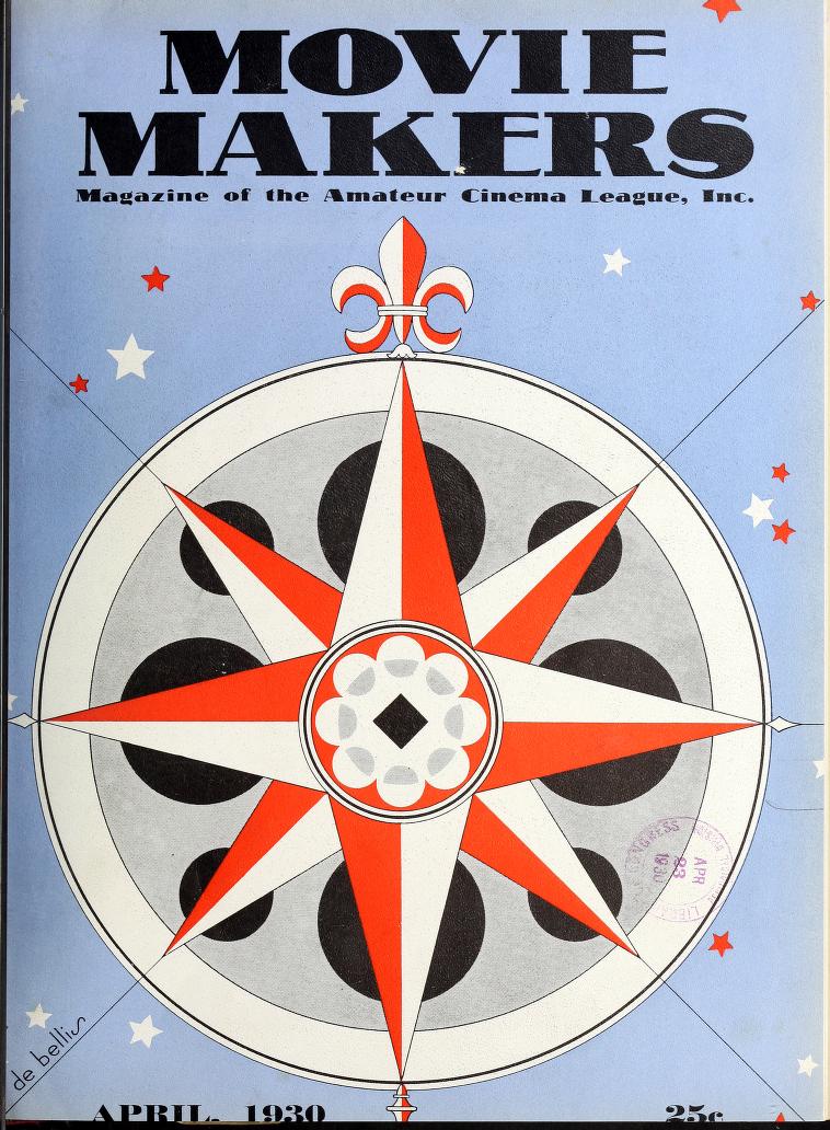 MOVIE MAKERS magazine side cover Issue 40 April 1930