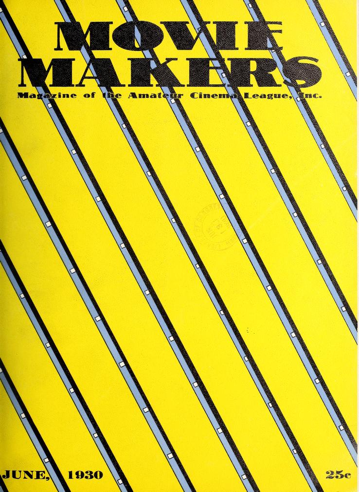 MOVIE MAKERS magazine side cover Issue 42 June 1930