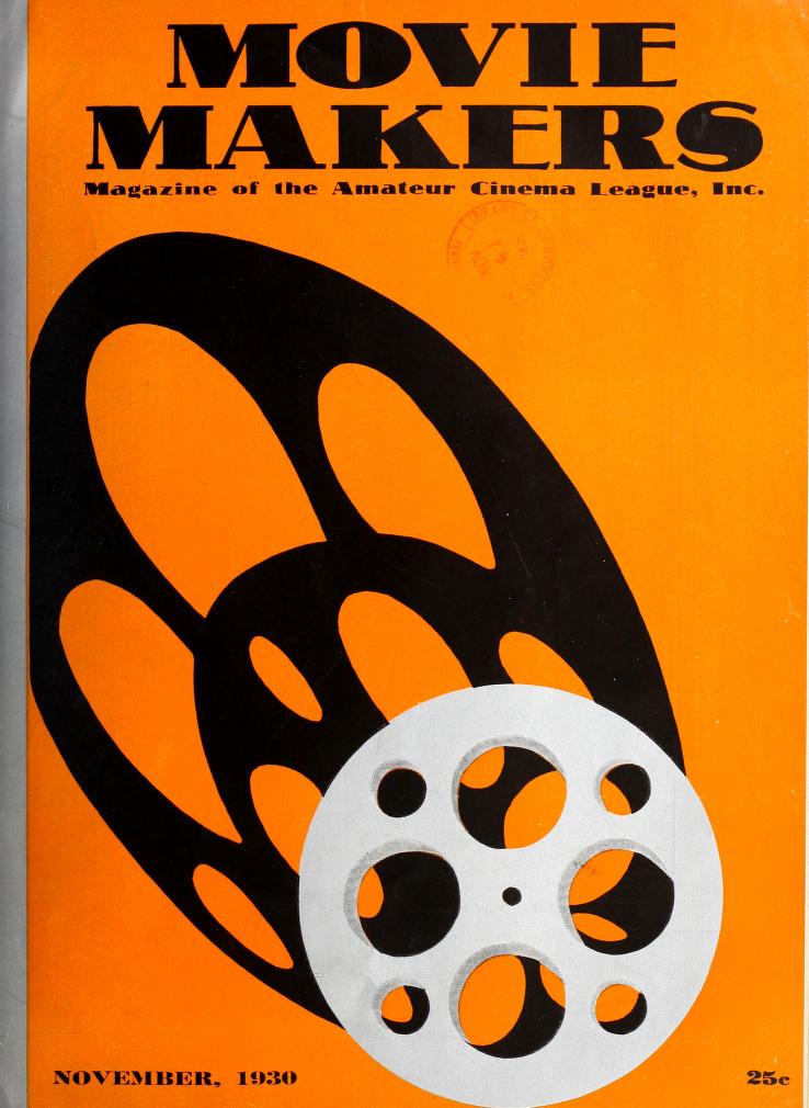 MOVIE MAKERS magazine side cover Issue 47 November 1930