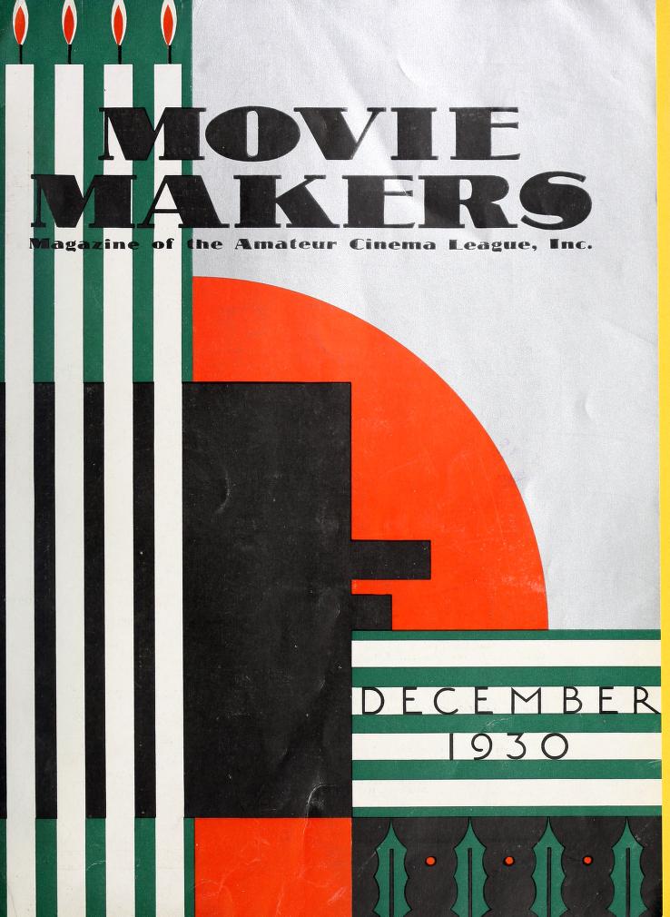 MOVIE MAKERS magazine side cover Issue 48 December 1930