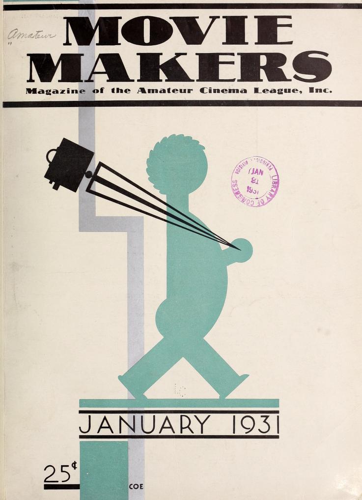 MOVIE MAKERS magazine side cover Issue 49 January 1931